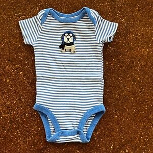 Cute striped Carters 3 mo. baby bodysuit